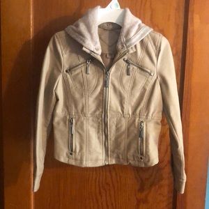 Girls 10/12 faux leather jacket